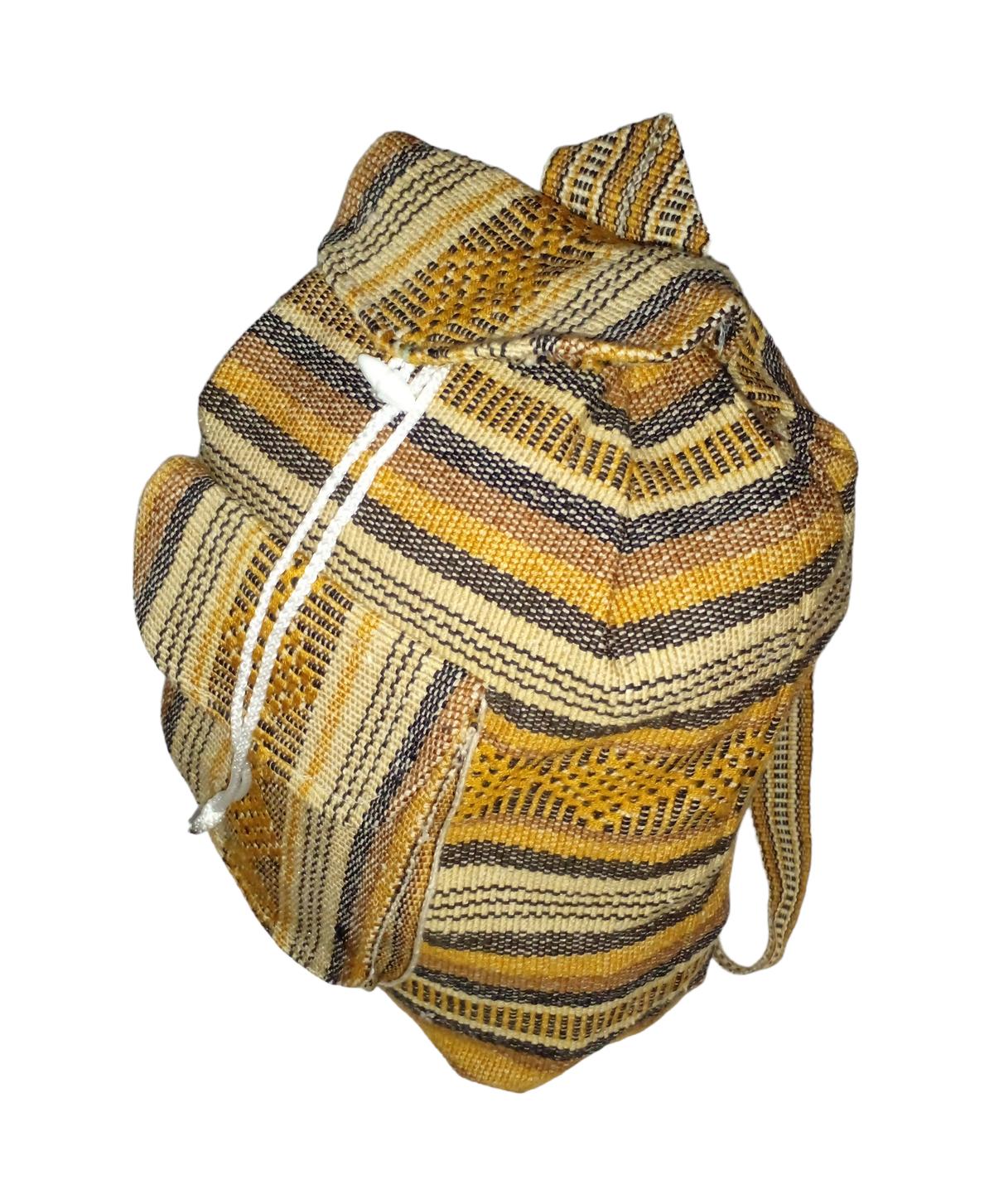 Foto 4 pulgar | Mochilas Mexicanas Artcraftmx  Mxnah-002  2 Pzas  Café/beige/negro  Hechas A Mano