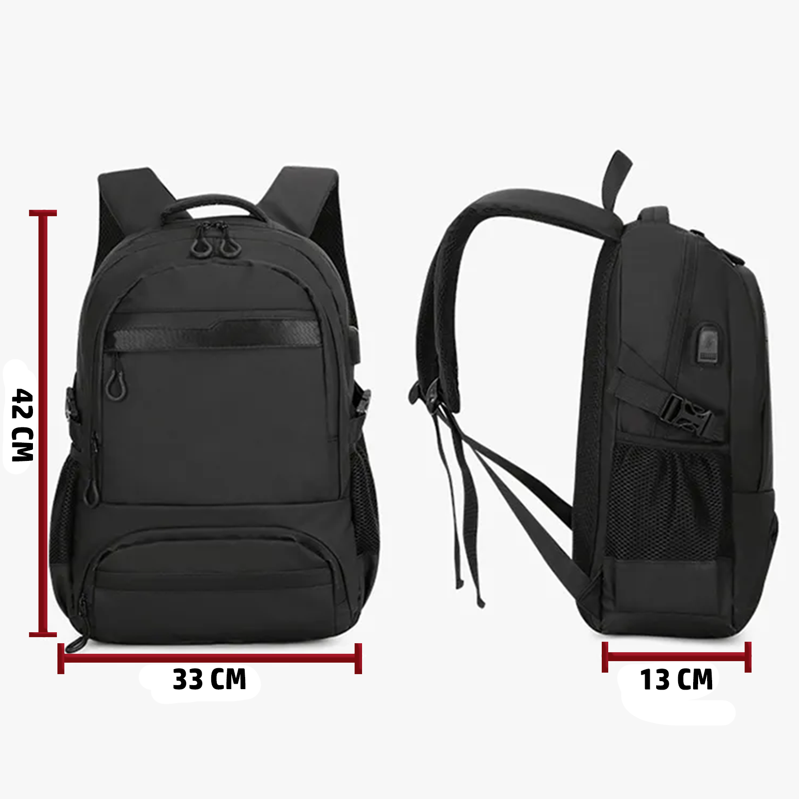 Foto 3 pulgar | Mochila De Viaje Para Laptop Boclier 18l Backpack color Negro