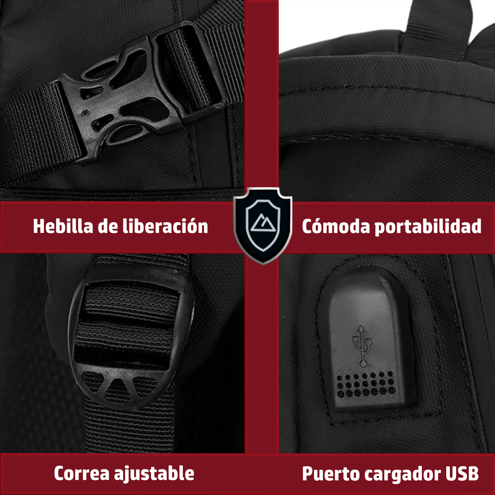 Foto 9 pulgar | Mochila De Viaje Para Laptop Boclier 18l Backpack color Negro