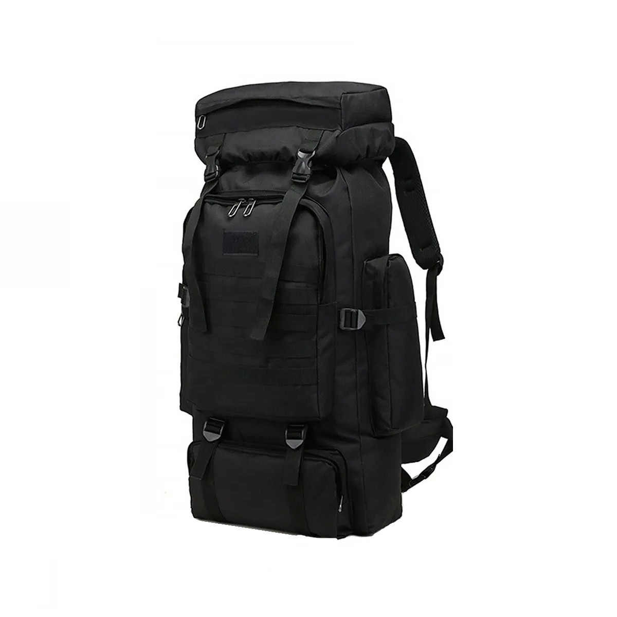 Mochila Táctica Militar 70l Campismo Senderismo Multifunción Eo Safe Imports Esi-3617 color Negro