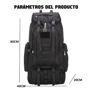 Foto 2 | Mochila Táctica Eo Safe Imports ESI-3618 color Negro