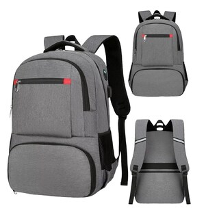 Foto 3 | Mochila para Portátil Malubero color Gris
