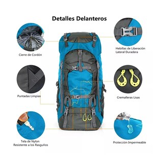 Foto 3 | Mochila Impermeable Eo Safe Imports Esi-3960 color Azul