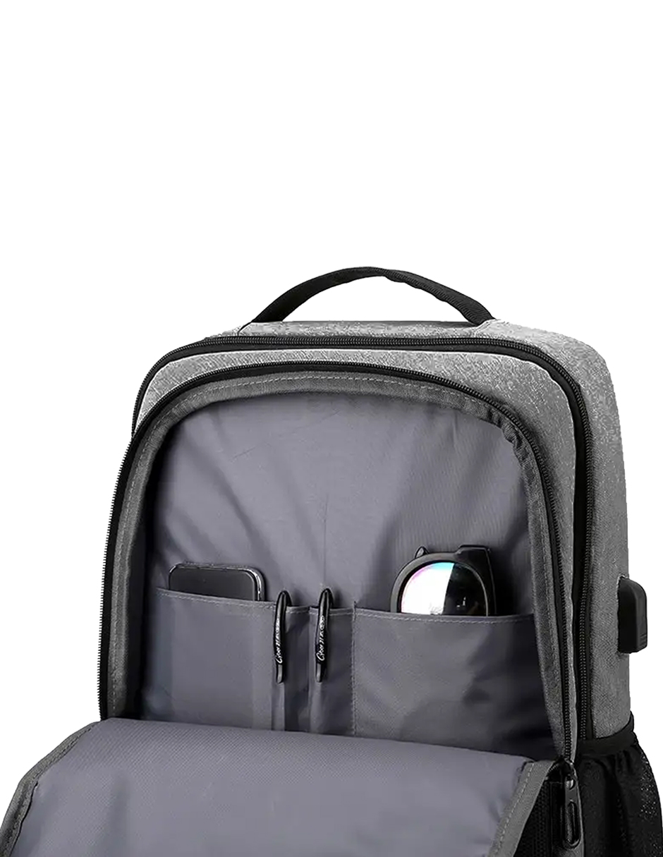 Foto 4 | Mochila para Laptop 15.6" Boclier color Gris