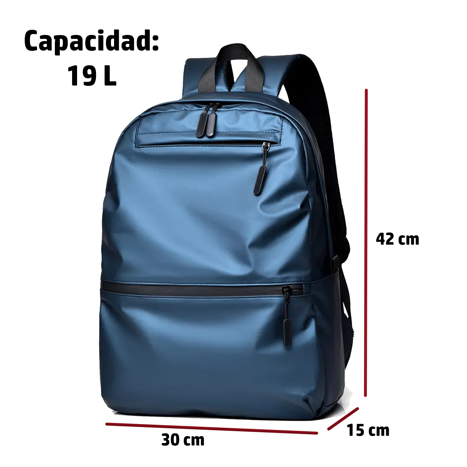 Foto 2 | Mochila para Laptop 15.6" Boclier color Azul