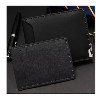Foto 4 | Cartera BELUG con Monedero Cierre color Negro para Hombre
