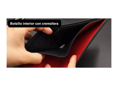 Foto 5 | Cartera BELUG con Monedero Cierre color Negro para Hombre