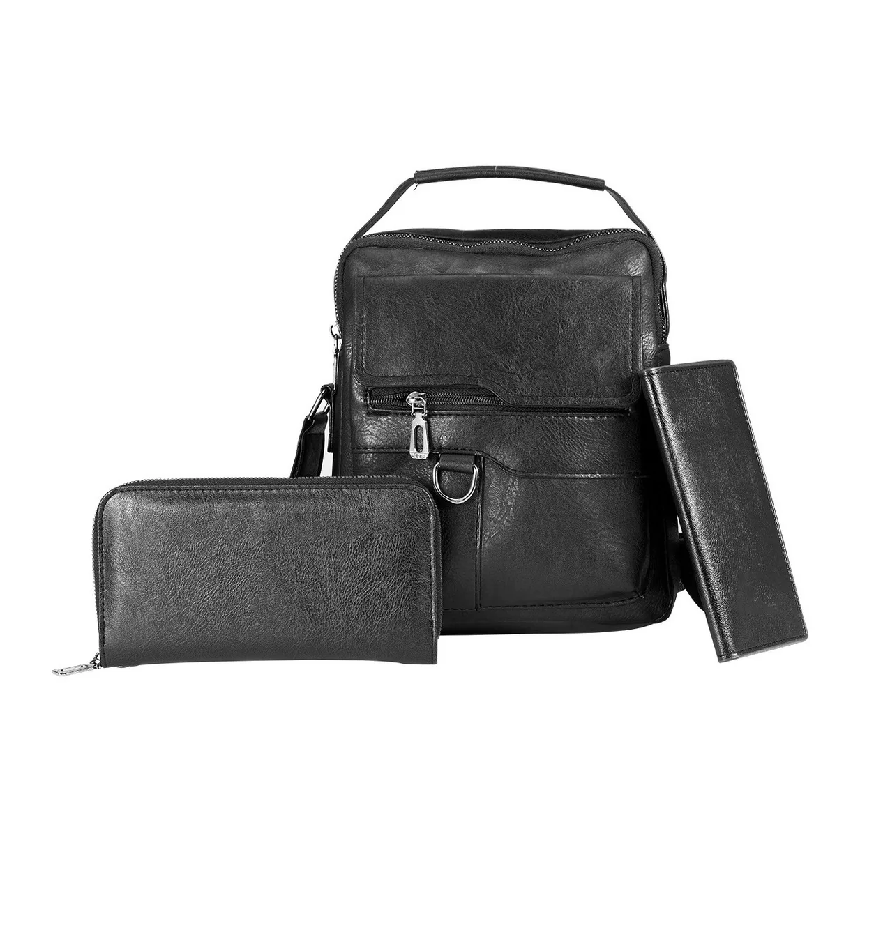 Foto 2 pulgar | Bolsos Bandolera de Piel Sintética 3pzs 15 Pulgadas Belug para Hombre