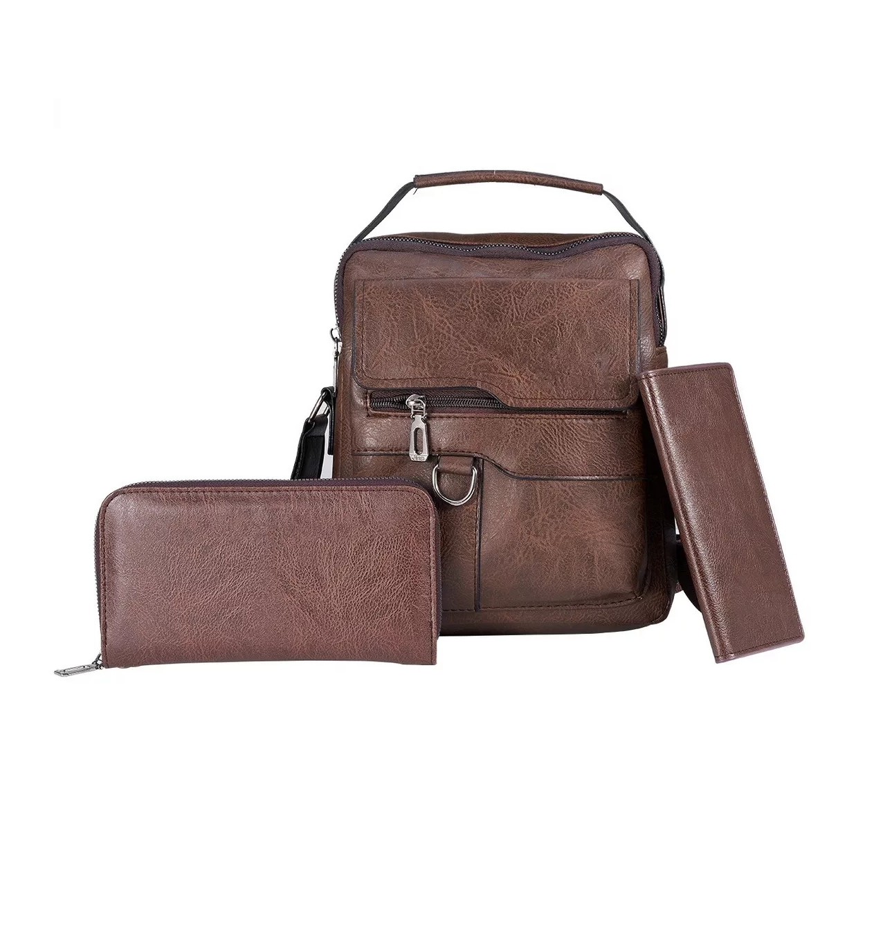 Bolsos BELUG Bandolera Piel Sintética 3pzs 15 Pulgadas para Hombre