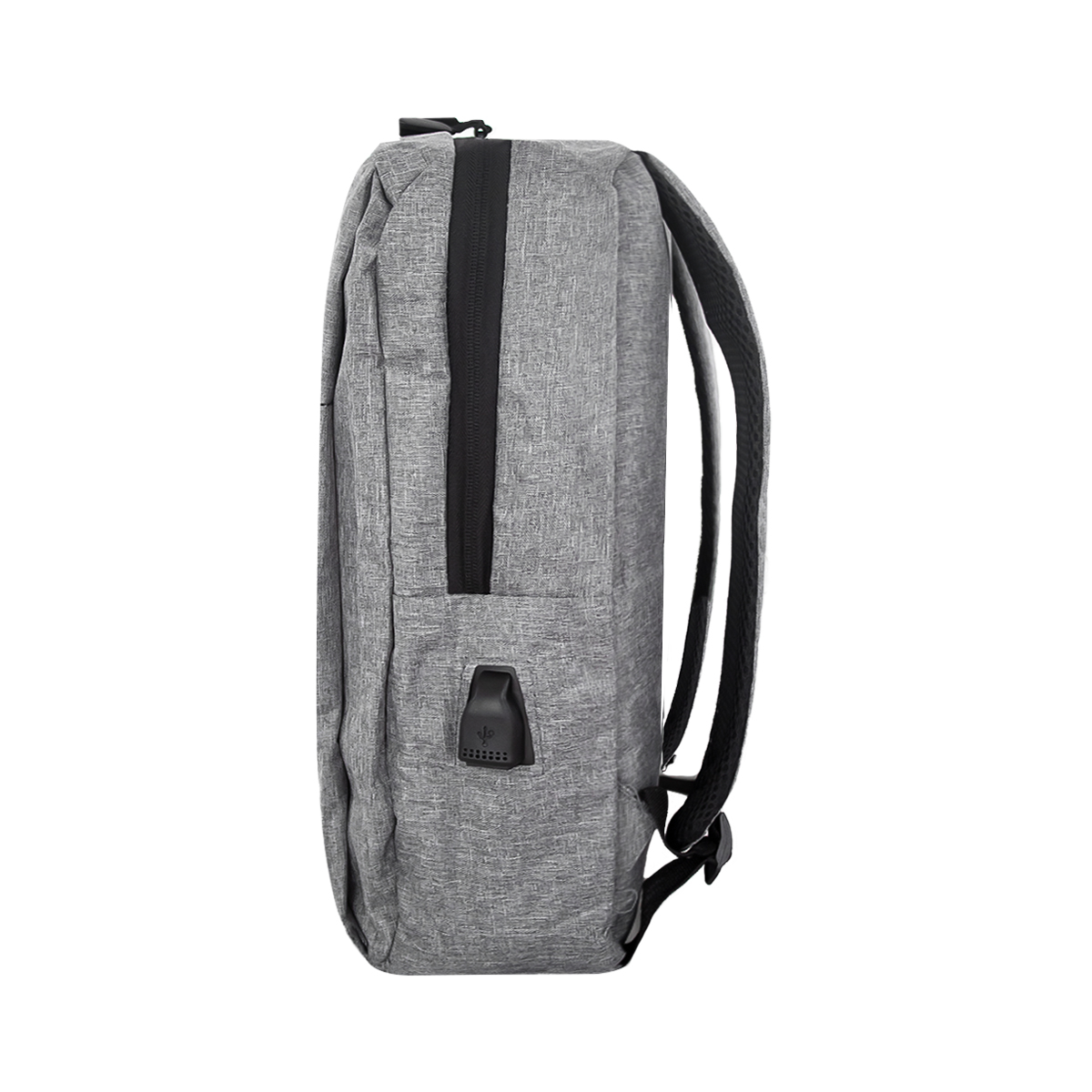 Foto 7 pulgar | Mochila Escolar Unisex Dolce MOCLT5 color Gris con Puerto USB