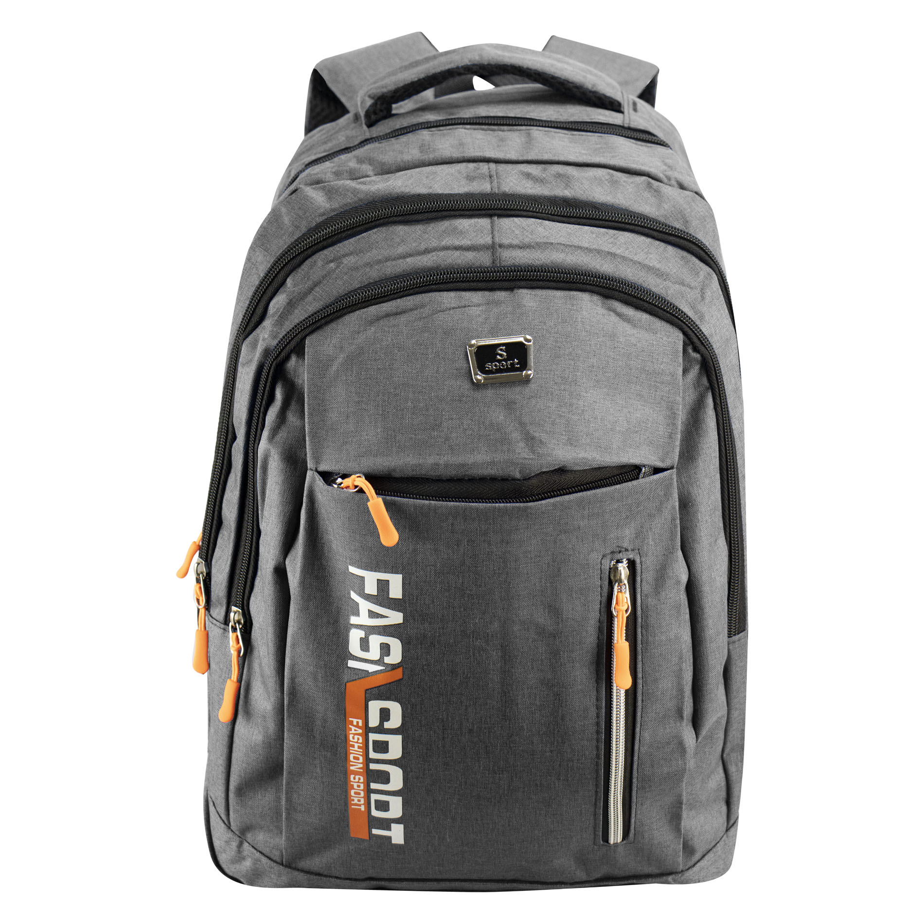 Mochila Unisex Gris Poliester Sintetico Pekin Nueva Imagen