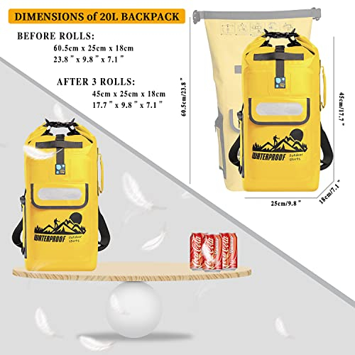 Foto 6 pulgar | Venta Internacional- Mochila Flotante Idrybag Impermeable Amarilla