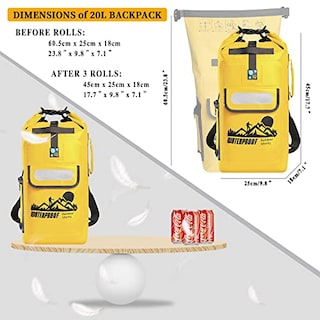 Foto 5 | Venta Internacional- Mochila Flotante Idrybag Impermeable Amarilla