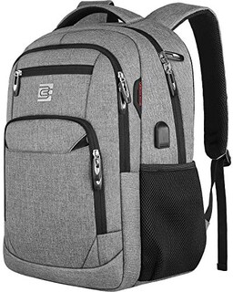 Foto 1 | Venta Internacional- Mochila con Puerto Usb Volher Resistente Agua Gris