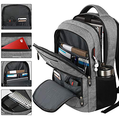 Foto 4 pulgar | Venta Internacional- Mochila con Puerto Usb Volher Resistente Agua Gris