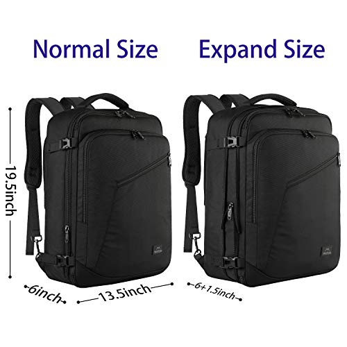 Foto 4 pulgar | Venta Internacional- Mochila de Viaje Grande Expandible Unisex Resistente al Agua  Ligera