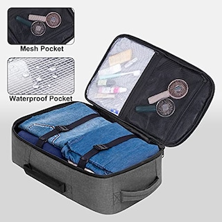 Foto 5 | Venta Internacional- Mochila de Viaje 17'' Varios Compartimentos color Gris