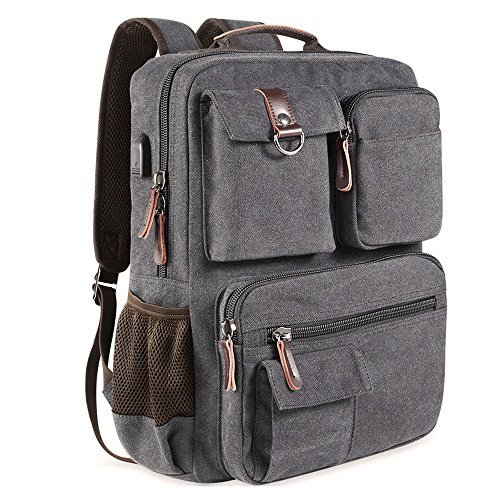 Venta Internacional- Mochila Escolar Vintage de Lona para Laptop