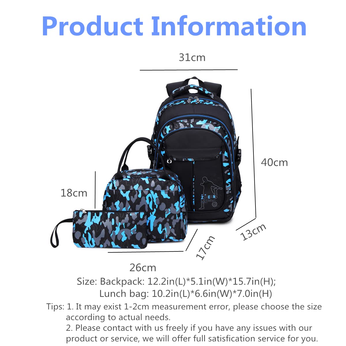 Foto 5 pulgar | Venta Internacional-Mochila Escolar Bansusu con Lonchera y Lapicera 3 Piezas