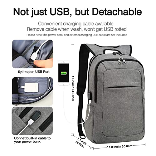 Foto 5 pulgar | Venta Internacional- Mochila para Laptop Kopack Antirrobo 15.6'' Carga Usb Resistente Al Agua