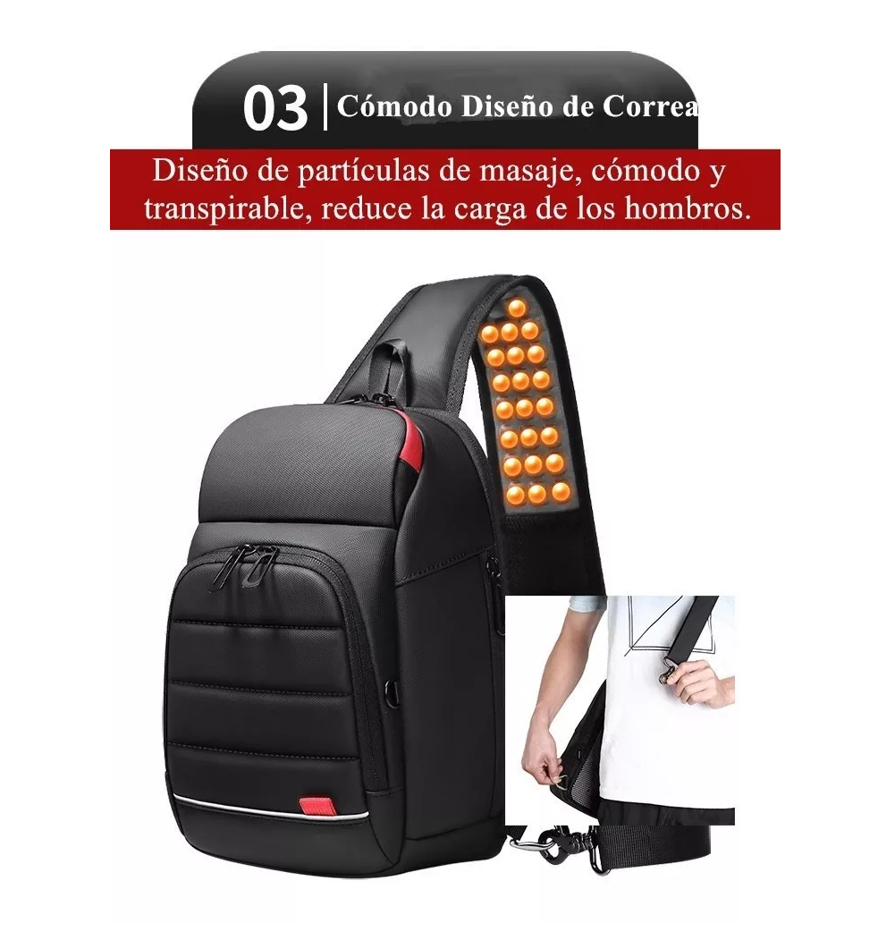 Foto 5 pulgar | Mochila Belug color Negro para Hombre