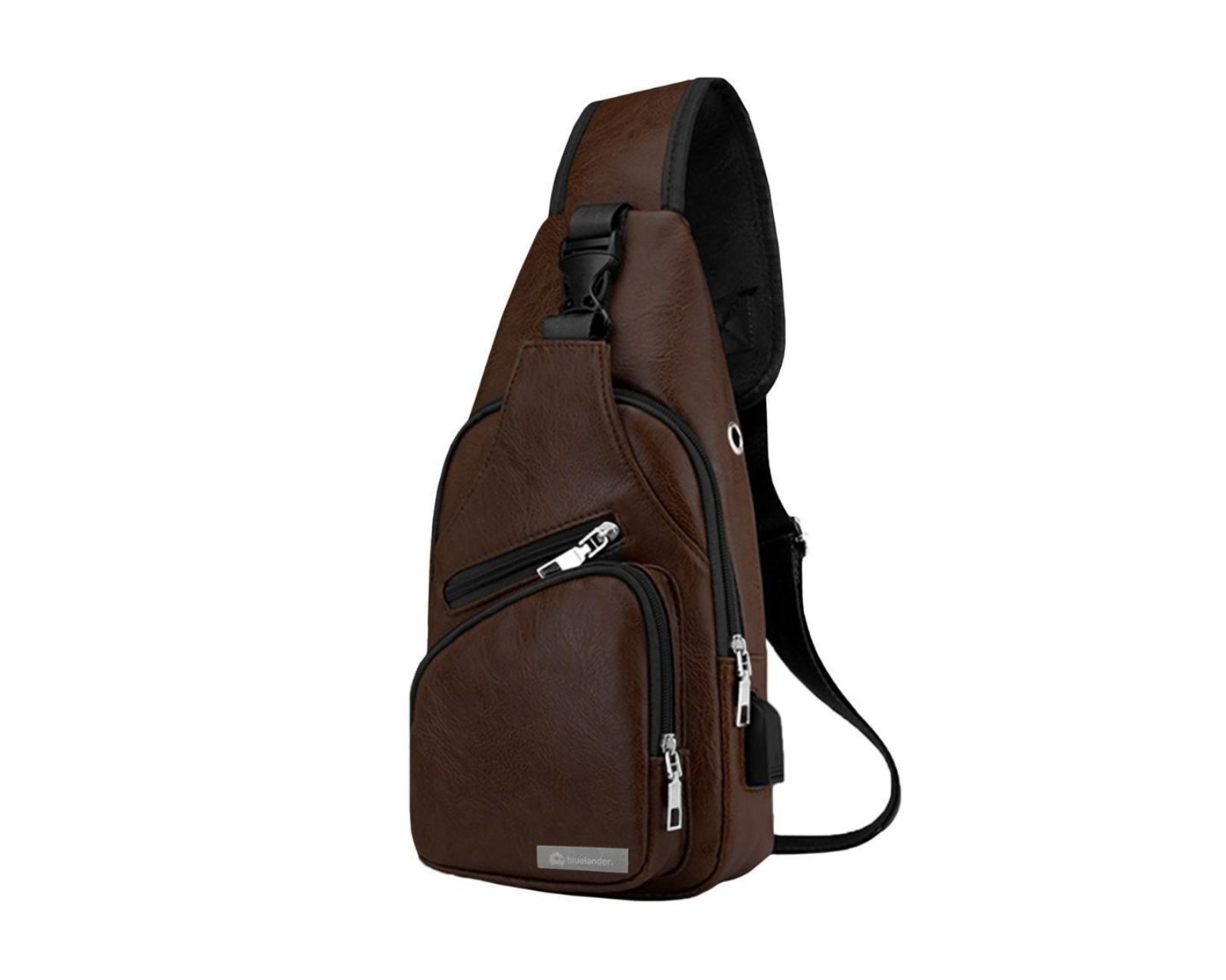 Mochila Cruzada Bluelander Marrón para Hombre