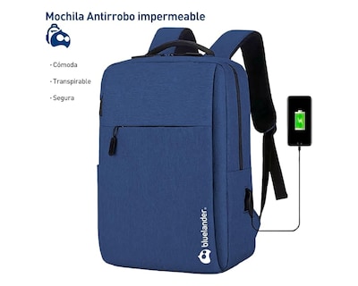 Foto 2 | Mochila Bluelander Impermeable color Azul