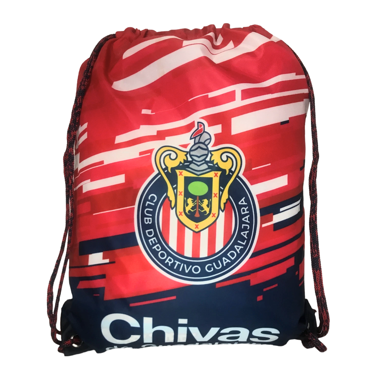 Foto 2 pulgar | Morral De Futbol Chivas Rojo