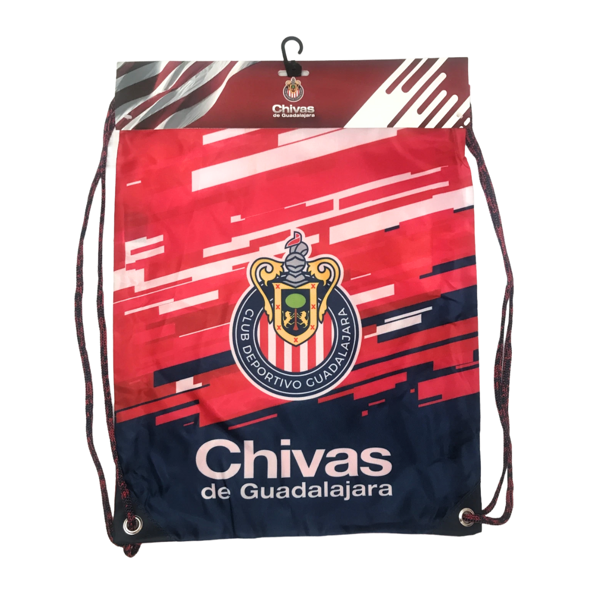 Foto 3 pulgar | Morral De Futbol Chivas Rojo