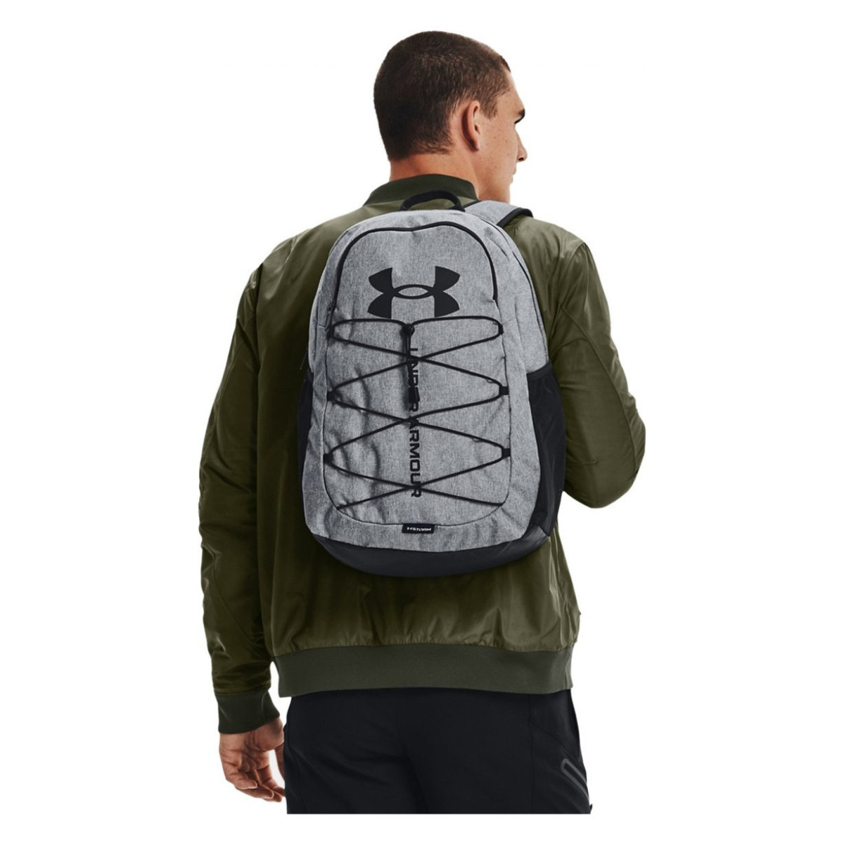 Foto 7 pulgar | Mochila Under Armour Unisex Hustle Sport 1364181 012 - Gris