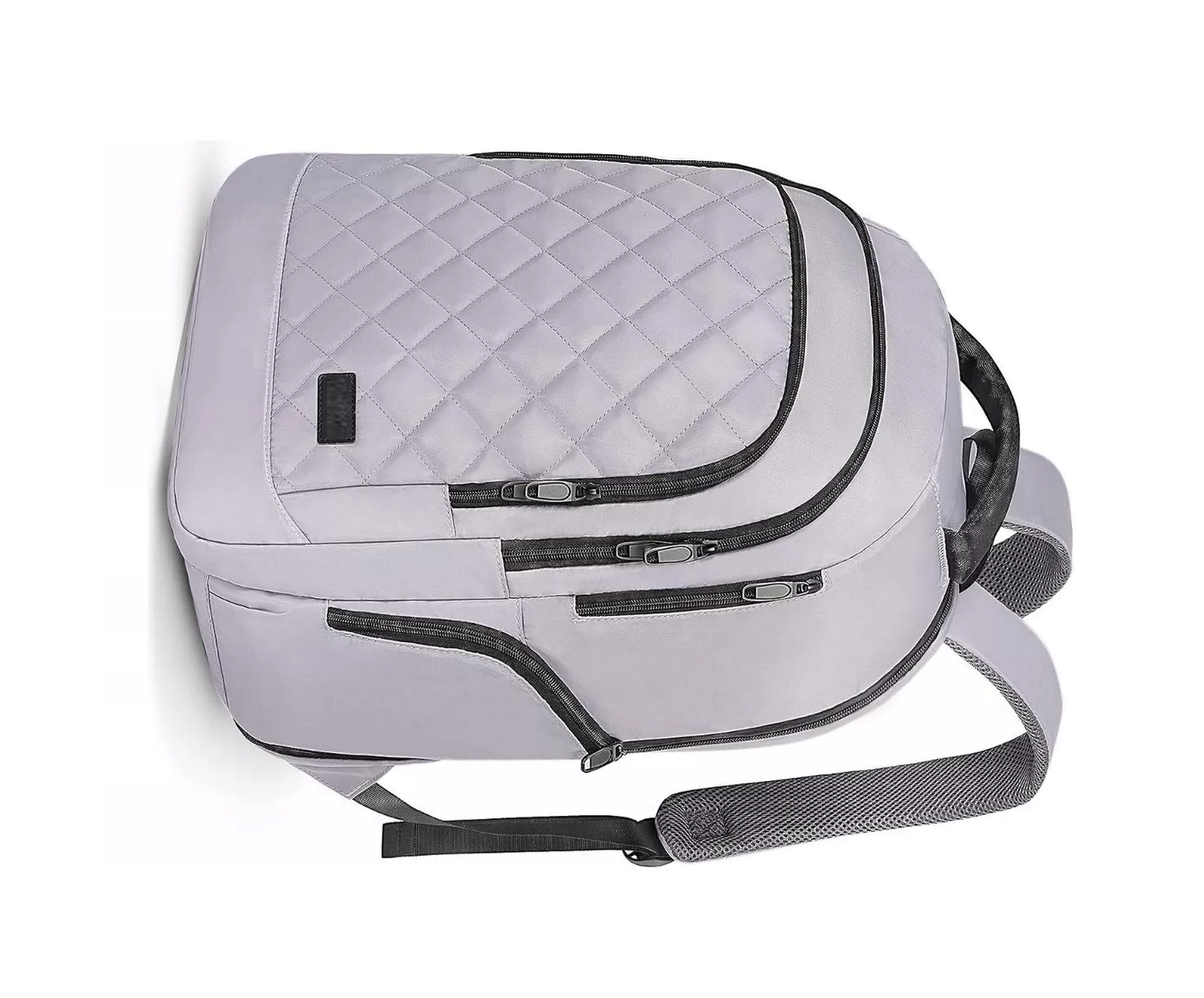 Foto 4 pulgar | Mochila Lab.G Gris para Mujer