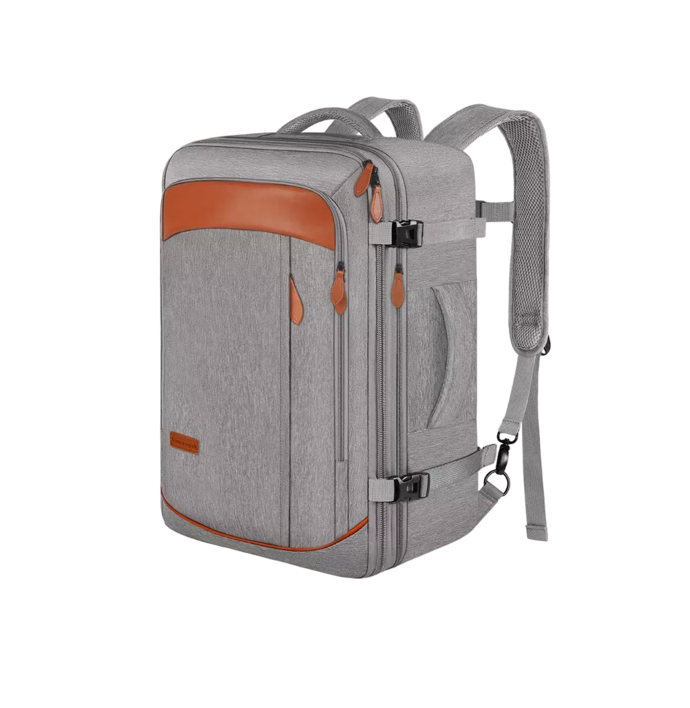 Mochila de Viaje Antirrobo Gris