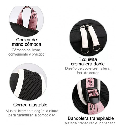 Foto 3 | Venta Internacional - Mochila con Puerto Usb Juvenil Negra