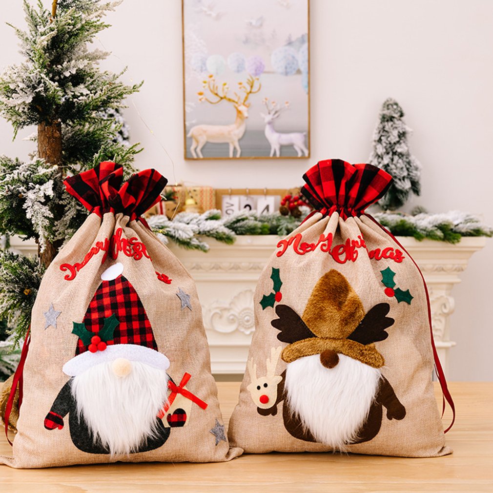 Foto 5 | Venta Internacional-Bolsa de Regalo Navideña con Dibujos Animados