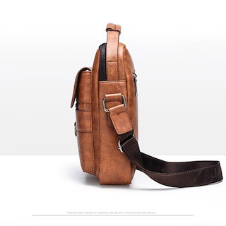 Foto 2 | Venta Internacional-bolso De Hombro Messenger Para Hombre, Casual, Retro, De Cue