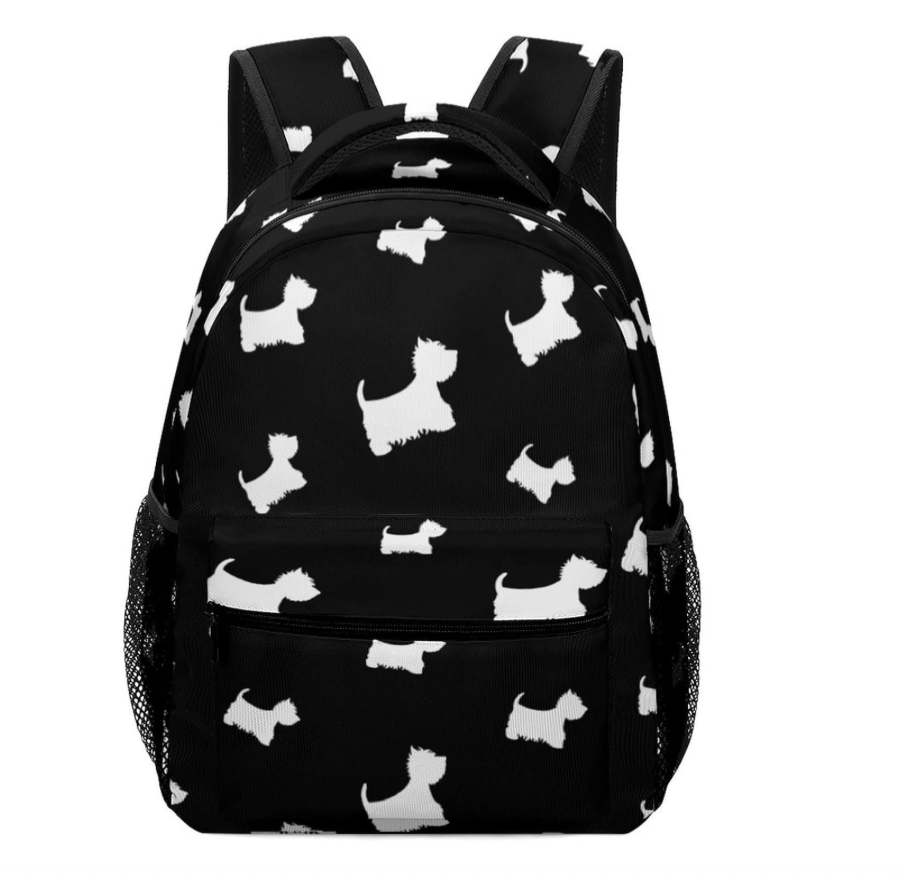 Foto 2 pulgar | Mochila Westie Dogs Negra