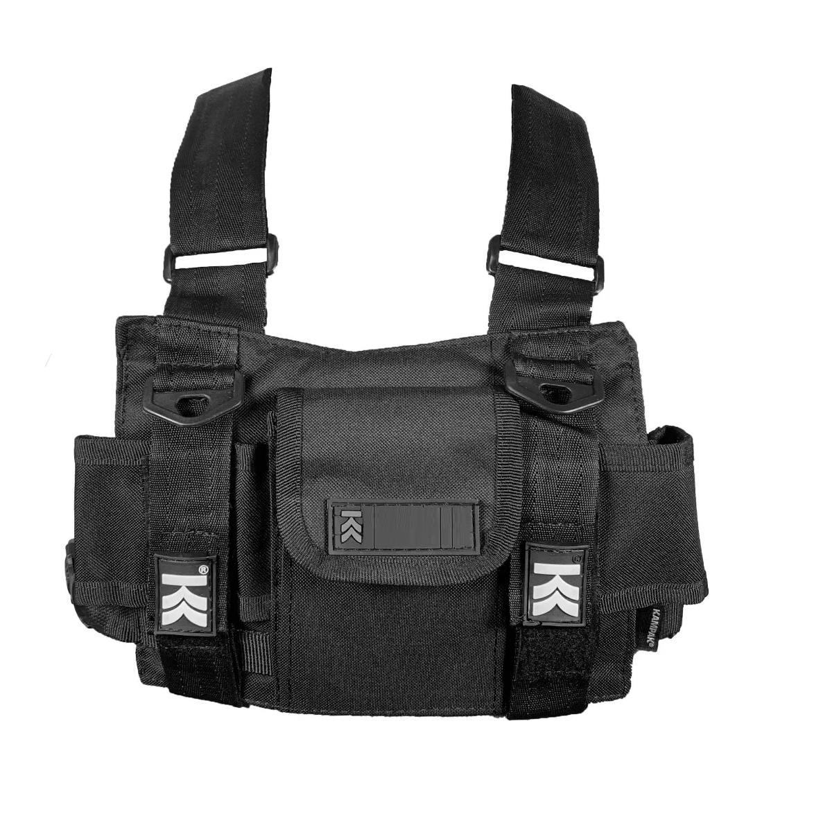 Foto 2 pulgar | Pechera Double Chest Bag Utra Slim P Eo Safe Imports Esi-10968 Negro