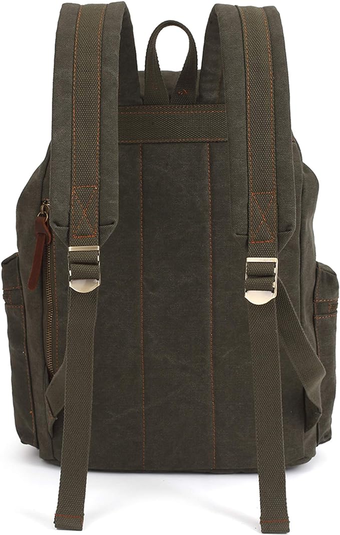 Foto 3 pulgar | Mochila Clásica De Lona para La Escuela Azul Marino
