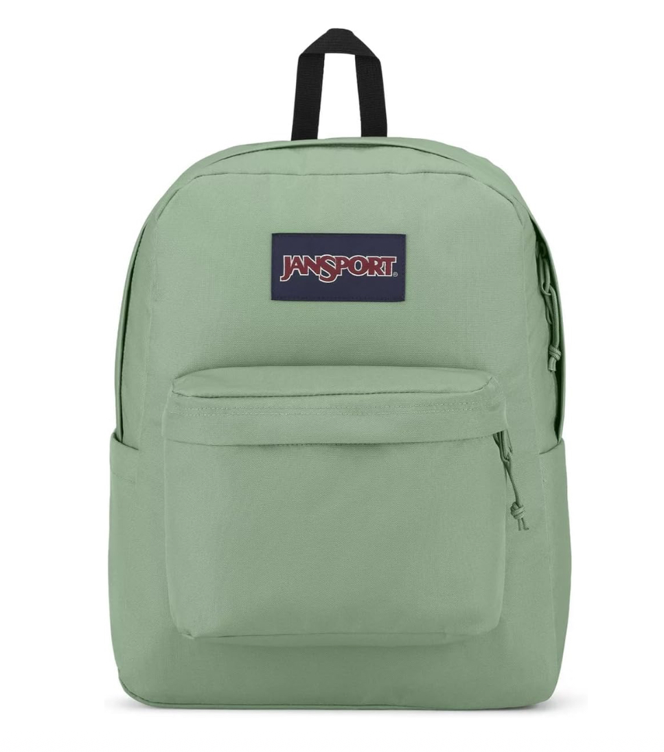 Foto 2 pulgar | Mochila JanSport Verde Superbreak Plus