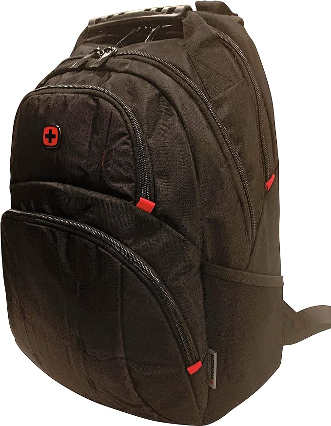 Foto 3 pulgar | Mochila Tándem Wenger Negra con 16 Bolsillos para Laptop y Tablet