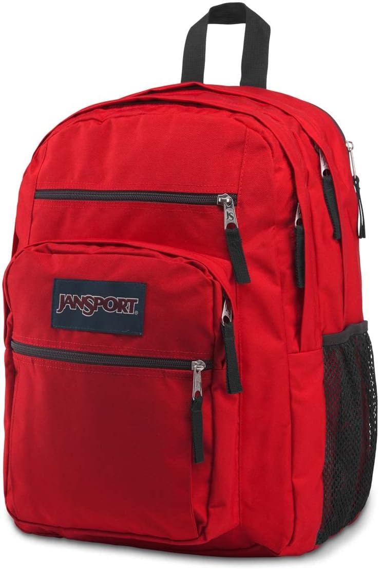 Foto 2 pulgar | Jansport - Mochila Big Student color Rojo Tape 2100 Pulgadas Cúbicas