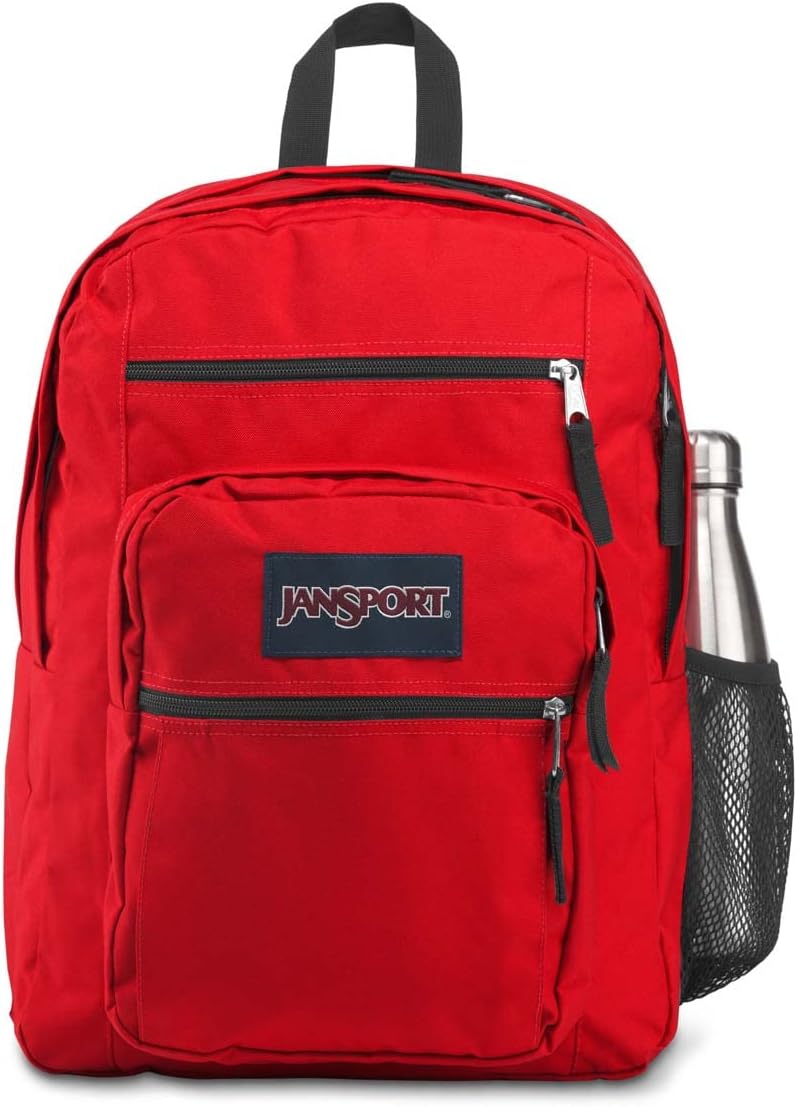 Foto 3 pulgar | Jansport - Mochila Big Student color Rojo Tape 2100 Pulgadas Cúbicas