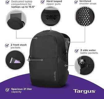 Foto 3 | Mochila Targus Groove Negra para Portátil de 16''