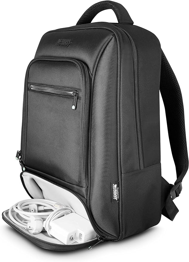 Foto 2 | Mochila de Transporte Urban Factory Negra para Ordenador Portátil de 15,6''