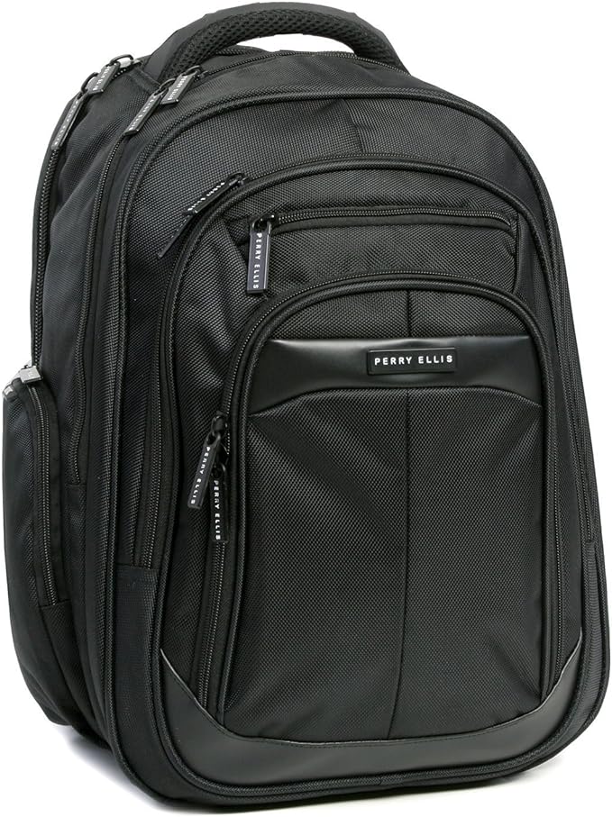 Foto 2 pulgar | Perry Ellis Mochila Para Laptop De Negocios M140 Negro