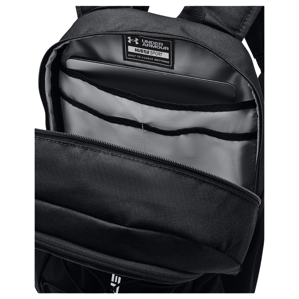 Foto 7 pulgar | Mochila Under Armour Unisex Hustle Sport 1364181 001 Negro