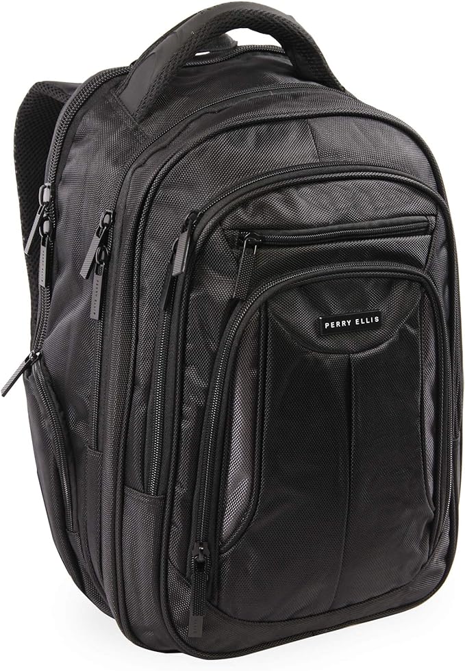 Foto 3 pulgar | Perry Ellis Mochila Para Portátil De Negocios M160 Negro