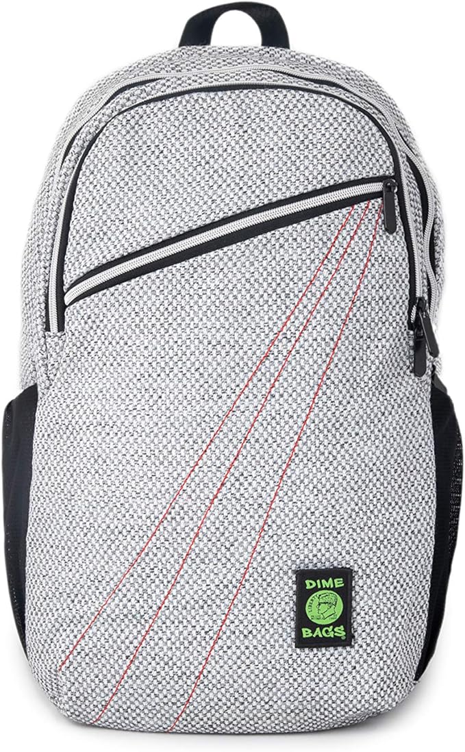 Dime Bags City Dweller - Mochila De Cáñamo Casual Con Compartimento Acolchado Para Laptop Y Soporte Para Botella