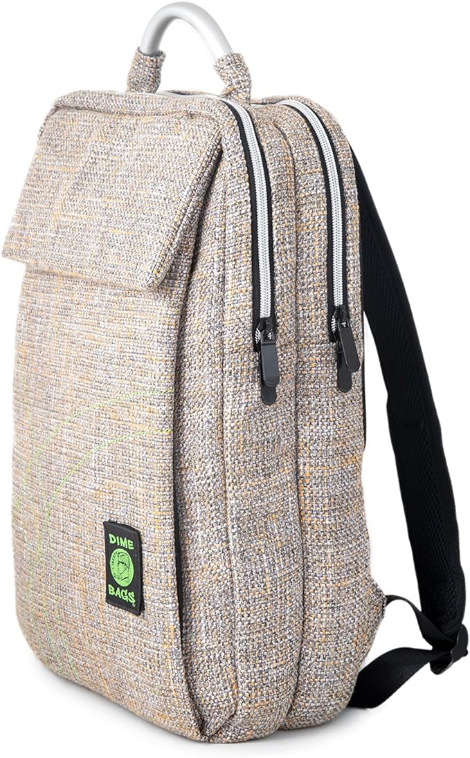 Foto 2 | Mochila De Cáñamo Con Compartimento Acolchado Para Portátil Y Bolsillo Secreto, Computadora Portátil