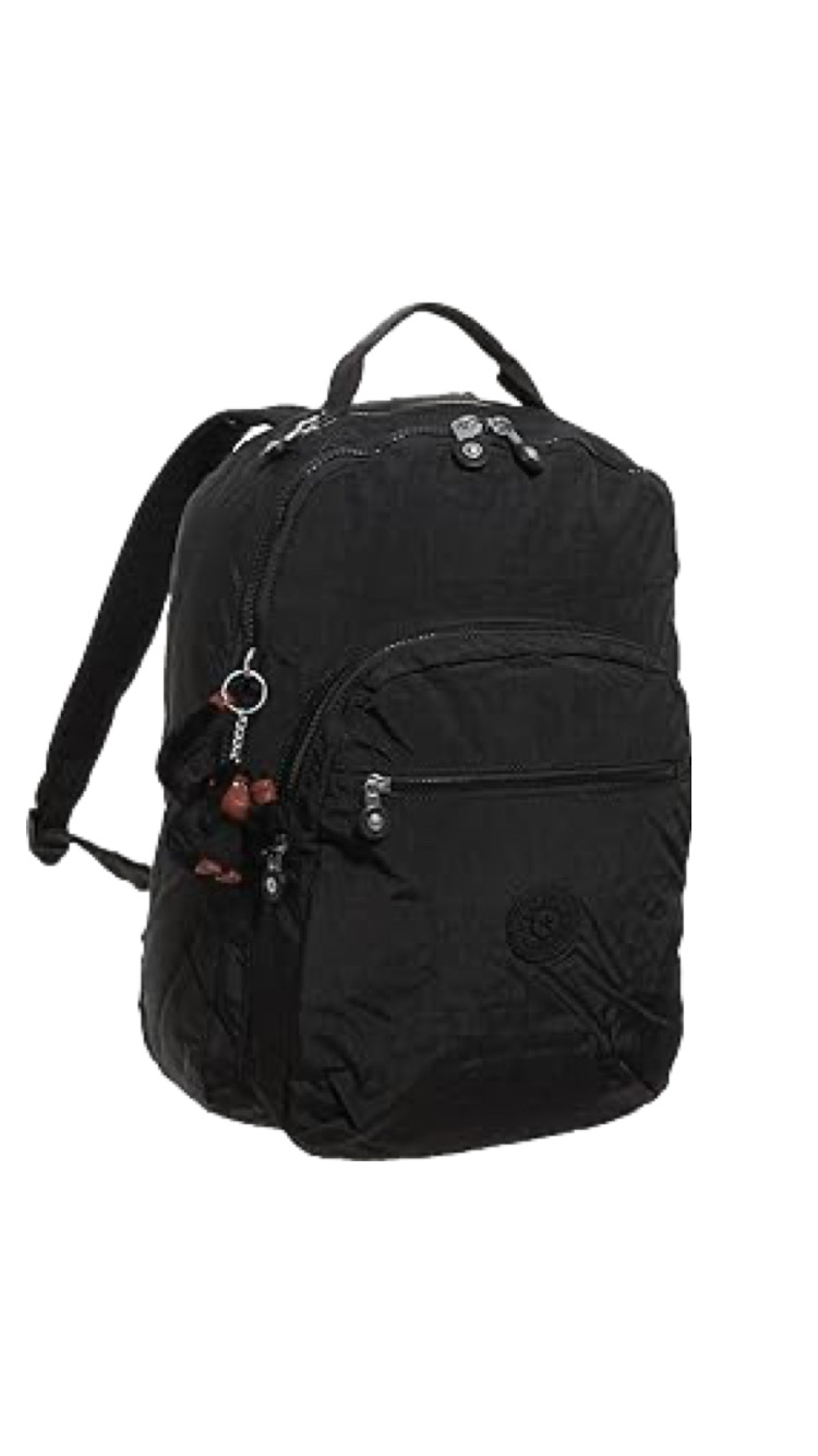 Foto 2 pulgar | Kipling Seoul Go - Laptop Acolchado Correas Ajustables Para Mochila Cierre De Cremallera Negro Tonal